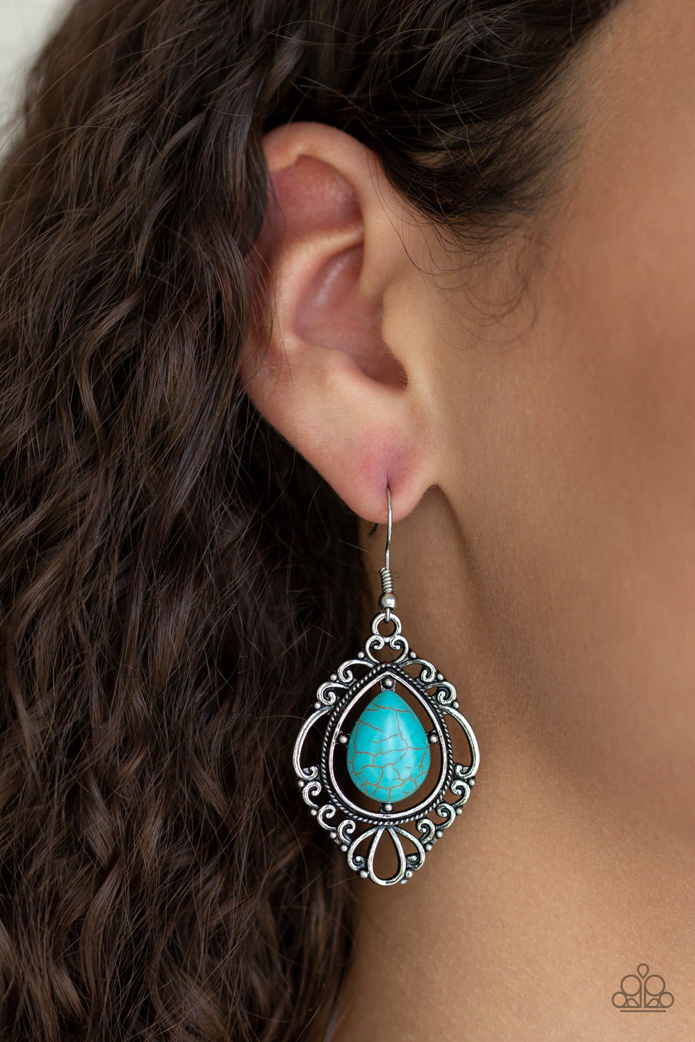 Paparazzi ♥ Southern Fairytale - Blue ♥  Earrings