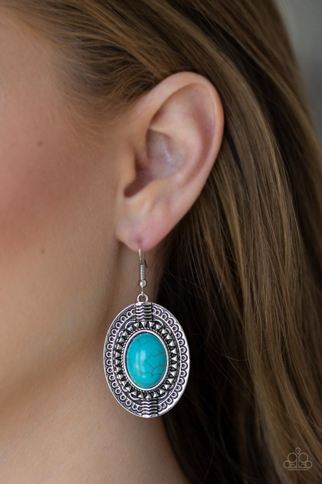 Paparazzi ♥ Mountain Melody - Blue ♥ Earrings