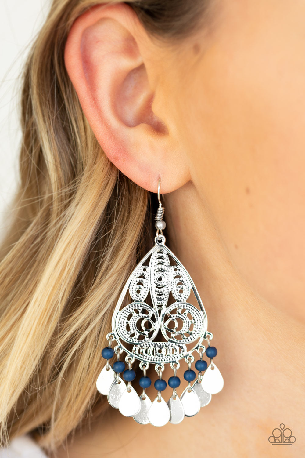 Paparazzi ♥ Mermaid Mojito - Blue ♥  Earrings