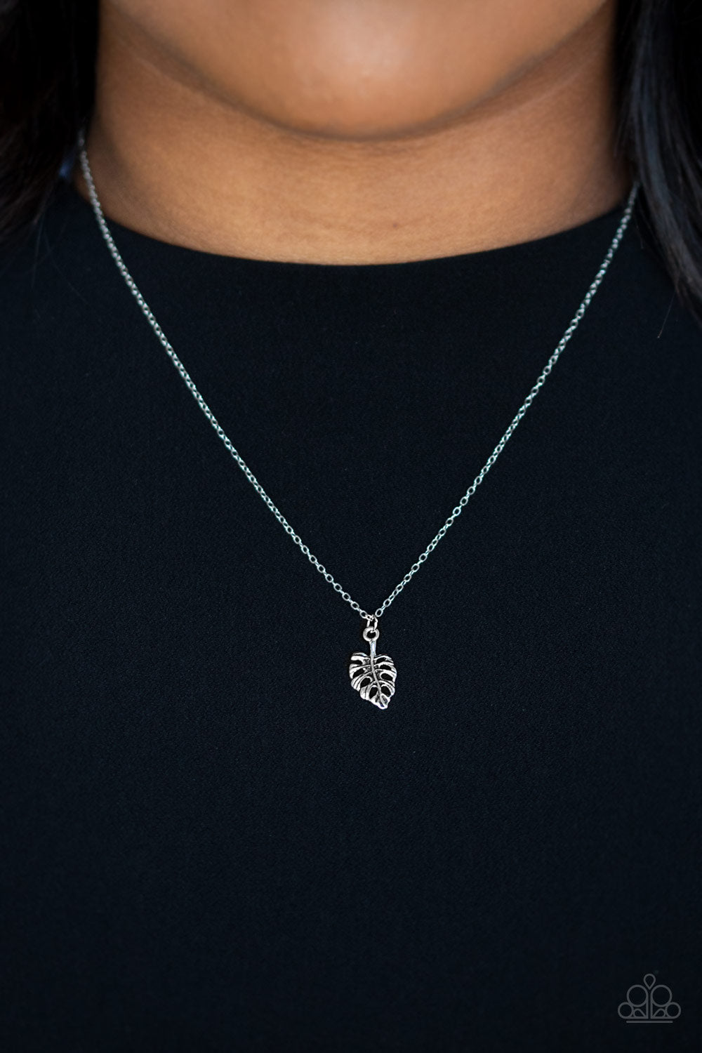 Paparazzi ♥ Palm Tree Retreat - Silver ♥  Necklace