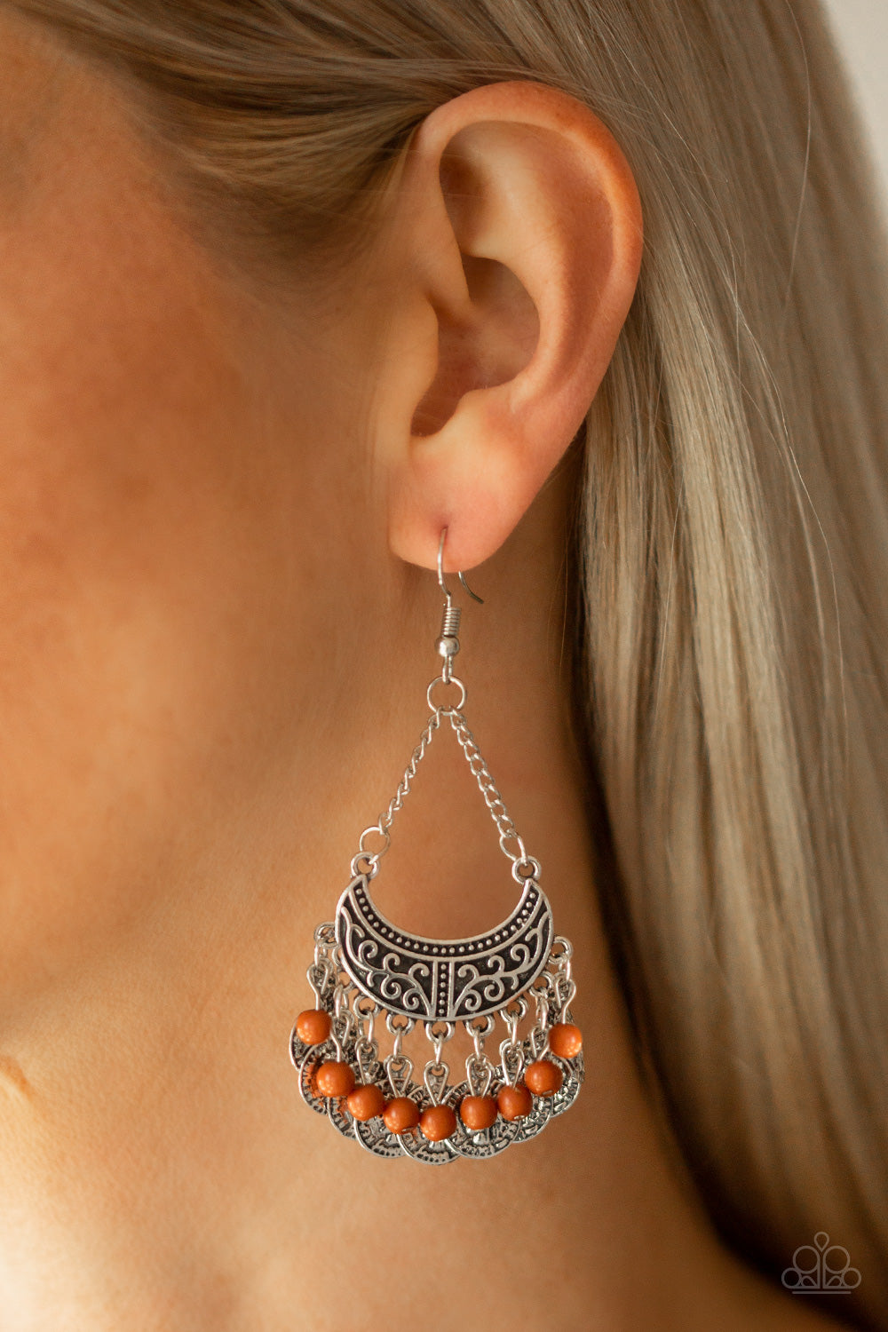 Paparazzi ♥ Sahara Treasure - Brown ♥  Earrings