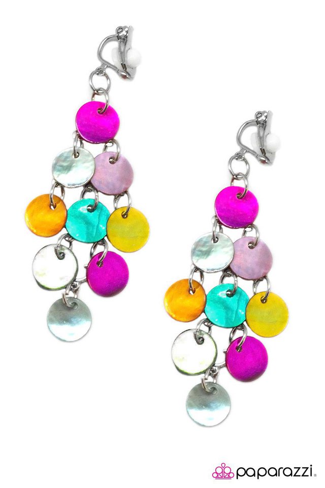 Paparazzi ♥ Dive Into Decadence - Multi ♥ Earrings