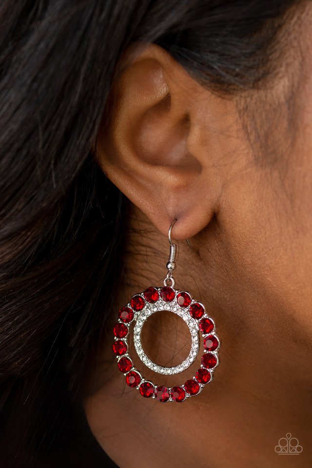 Paparazzi ♥ Spotlight Shout Out - Red ♥ Earrings
