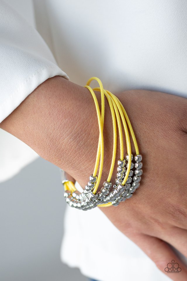 Paparazzi ♥ Mega Magnetic - Yellow ♥ Bracelet