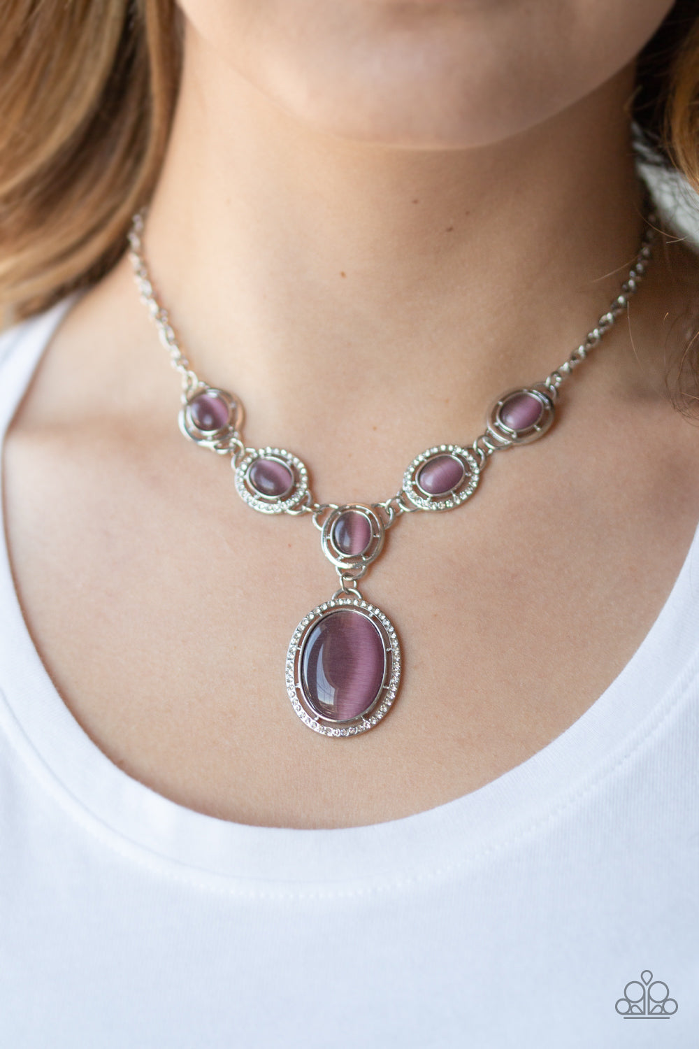 Paparazzi ♥ Metro Medallion - Purple ♥  Necklace
