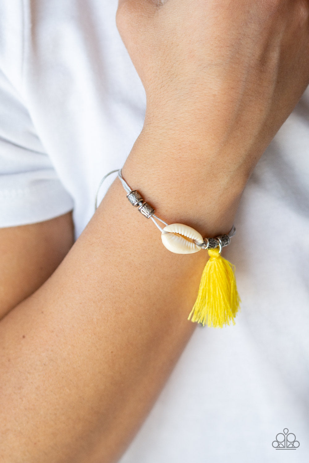 Paparazzi ♥ SEA If I Care - Yellow ♥  Bracelet