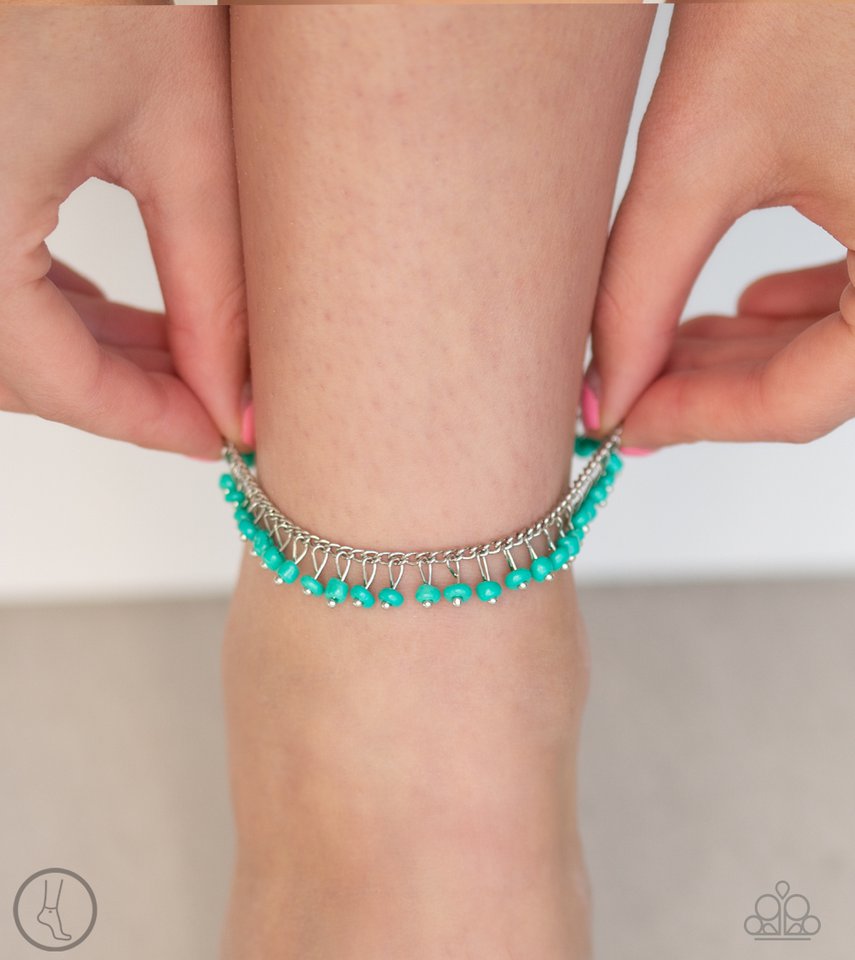 Paparazzi ♥ Mermaid Mix - Blue ♥ Anklet