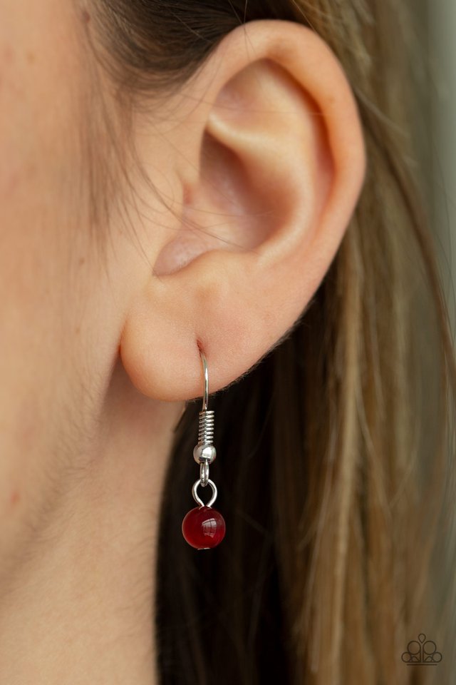 Paparazzi ♥ Because Of The Brave - Red ♥ Necklace