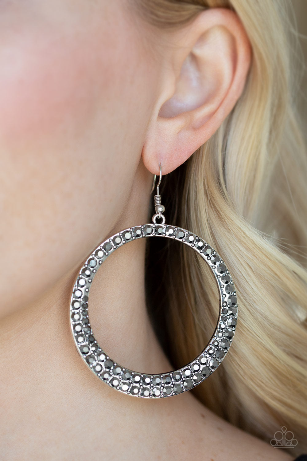 Paparazzi ♥ So Demanding - Silver ♥  Earrings