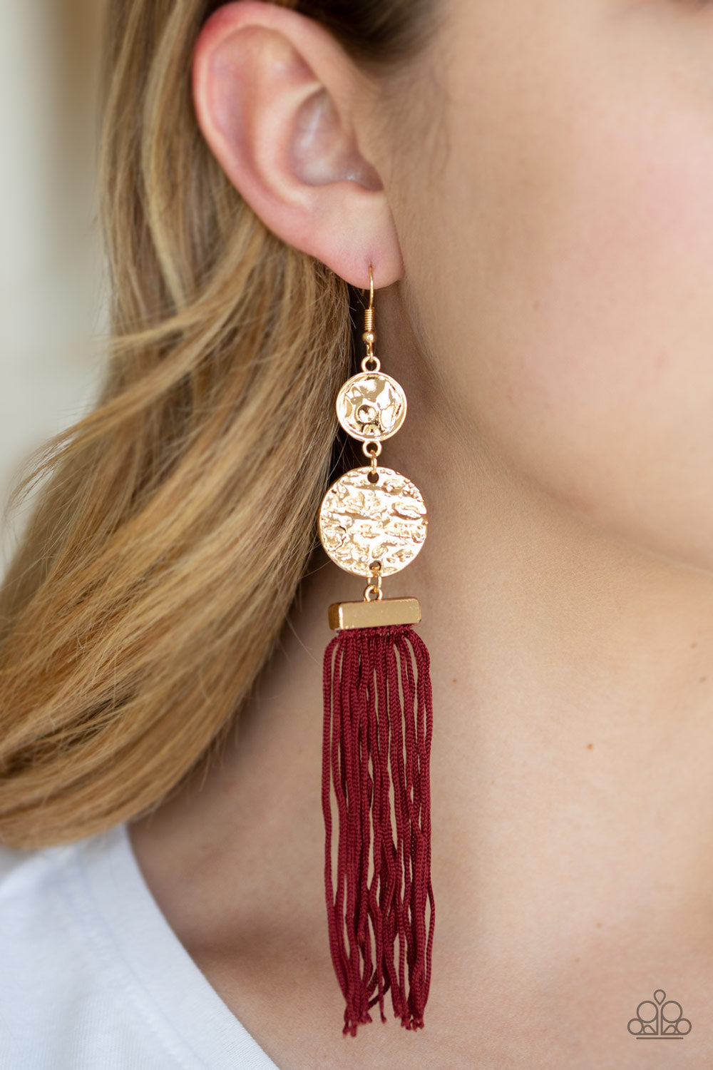 Paparazzi ♥ Lotus Gardens - Red ♥  Earrings
