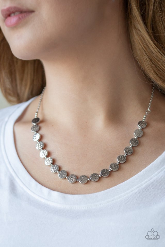 Paparazzi ♥ Artisanal Affluence - Silver ♥ Necklace
