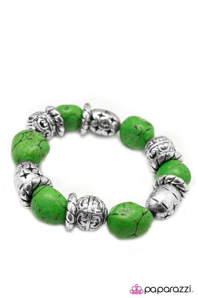 Paparazzi ♥ P.S. I Love You - Green ♥ Bracelet