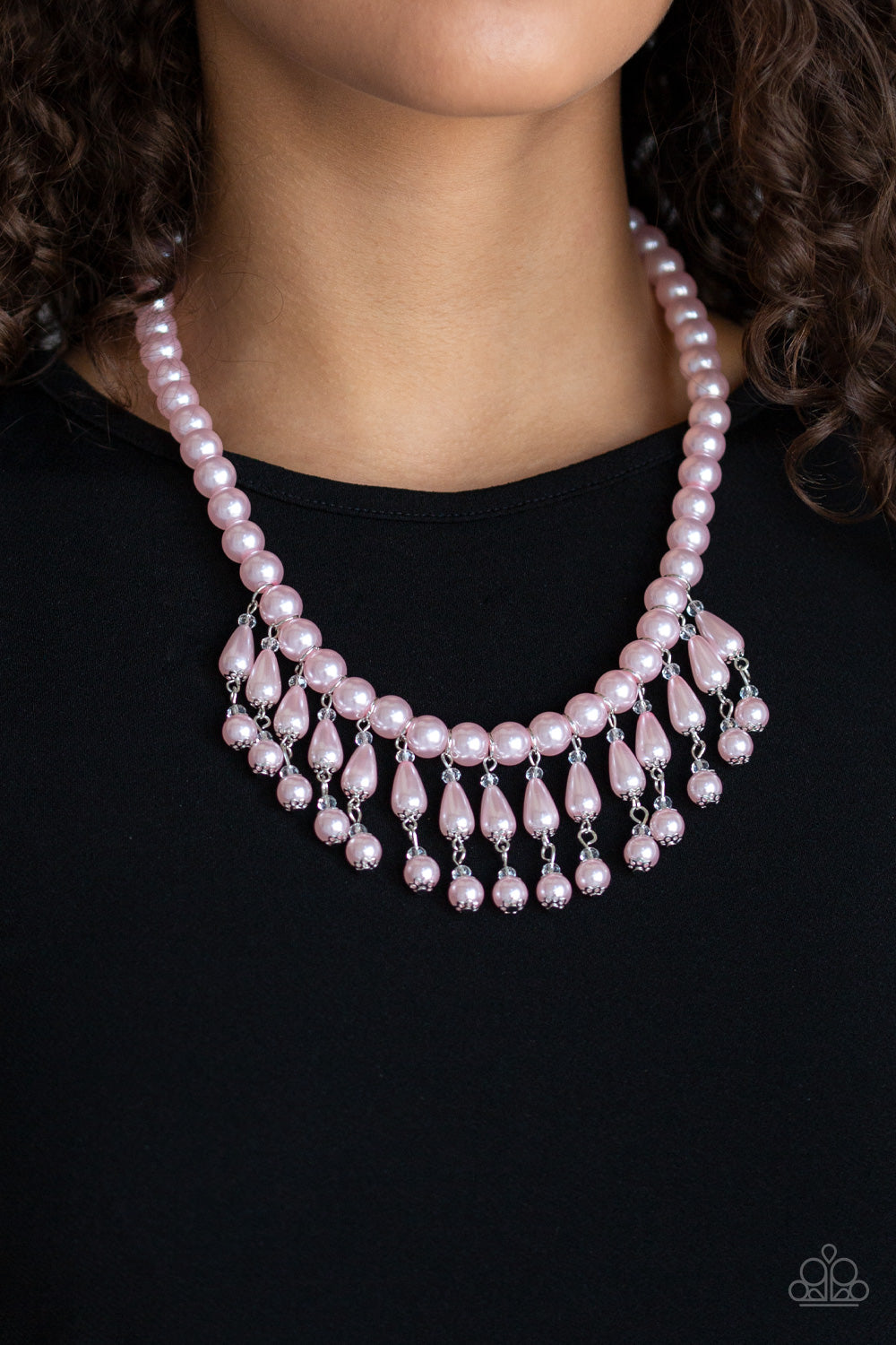 Paparazzi ♥ Miss Majestic - Pink ♥  Necklace