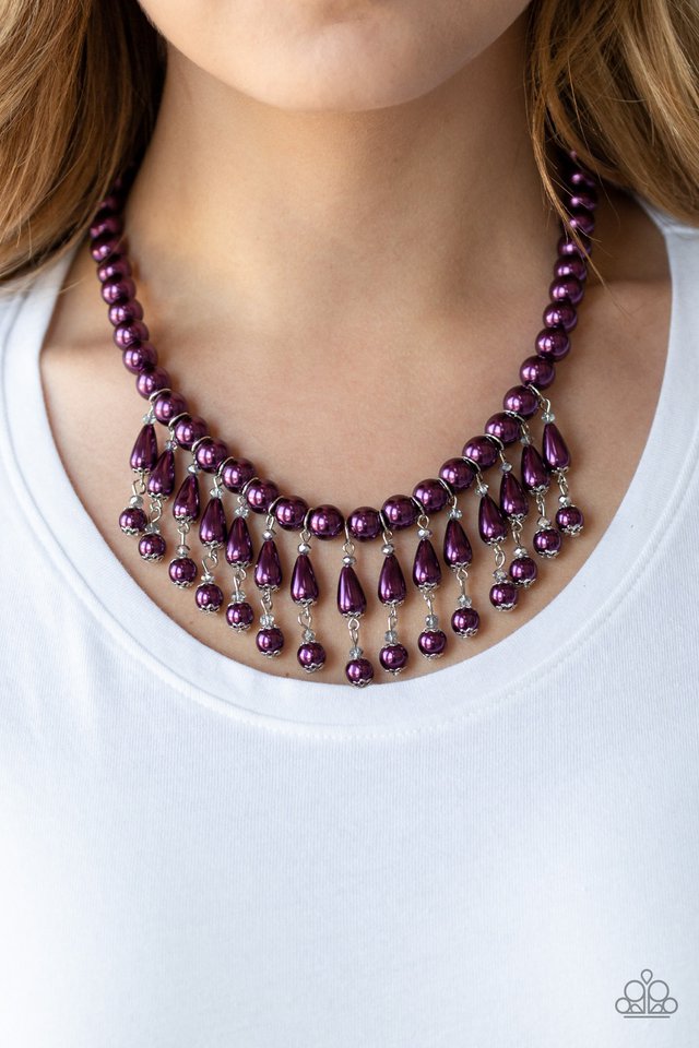 Paparazzi ♥ Miss Majestic - Purple ♥ Necklace