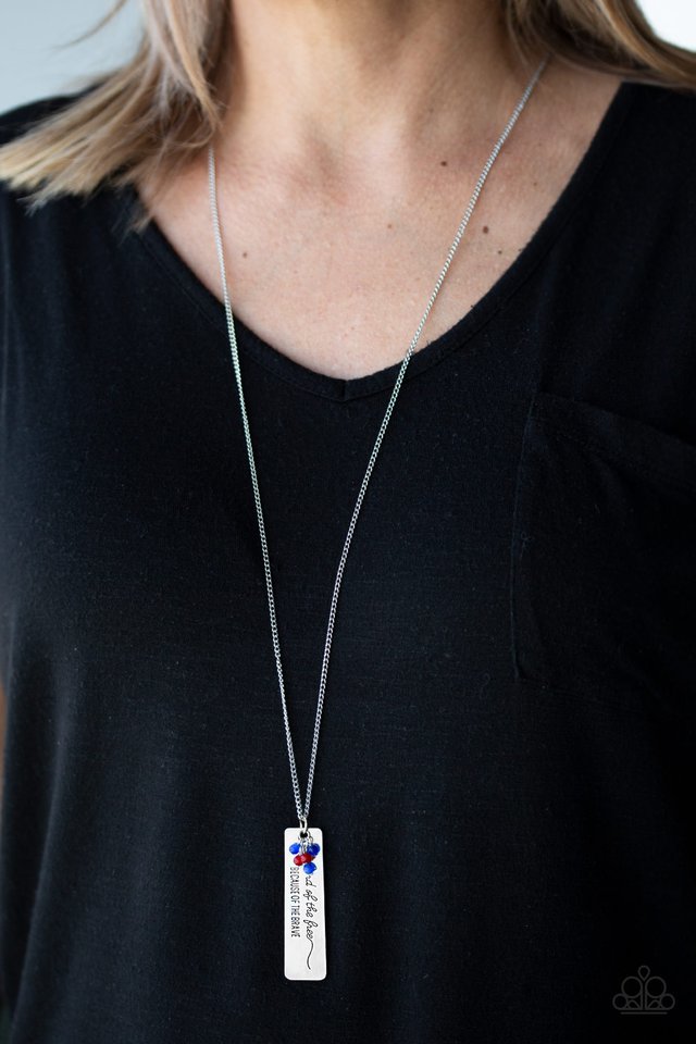 Paparazzi ♥ Because Of The Brave - Multi ♥ Necklace