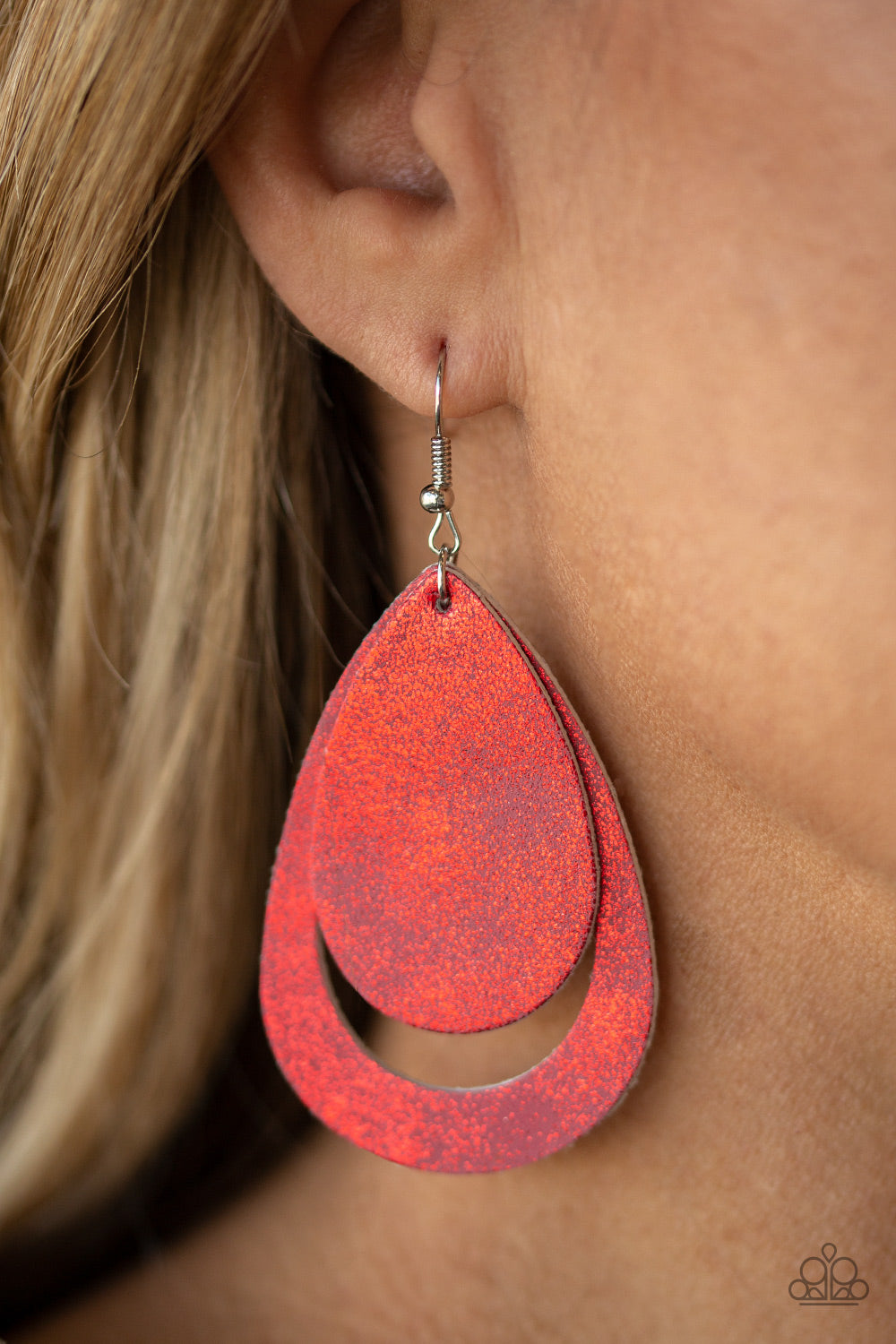 Paparazzi ♥ Fiery Firework - Red ♥  Earrings