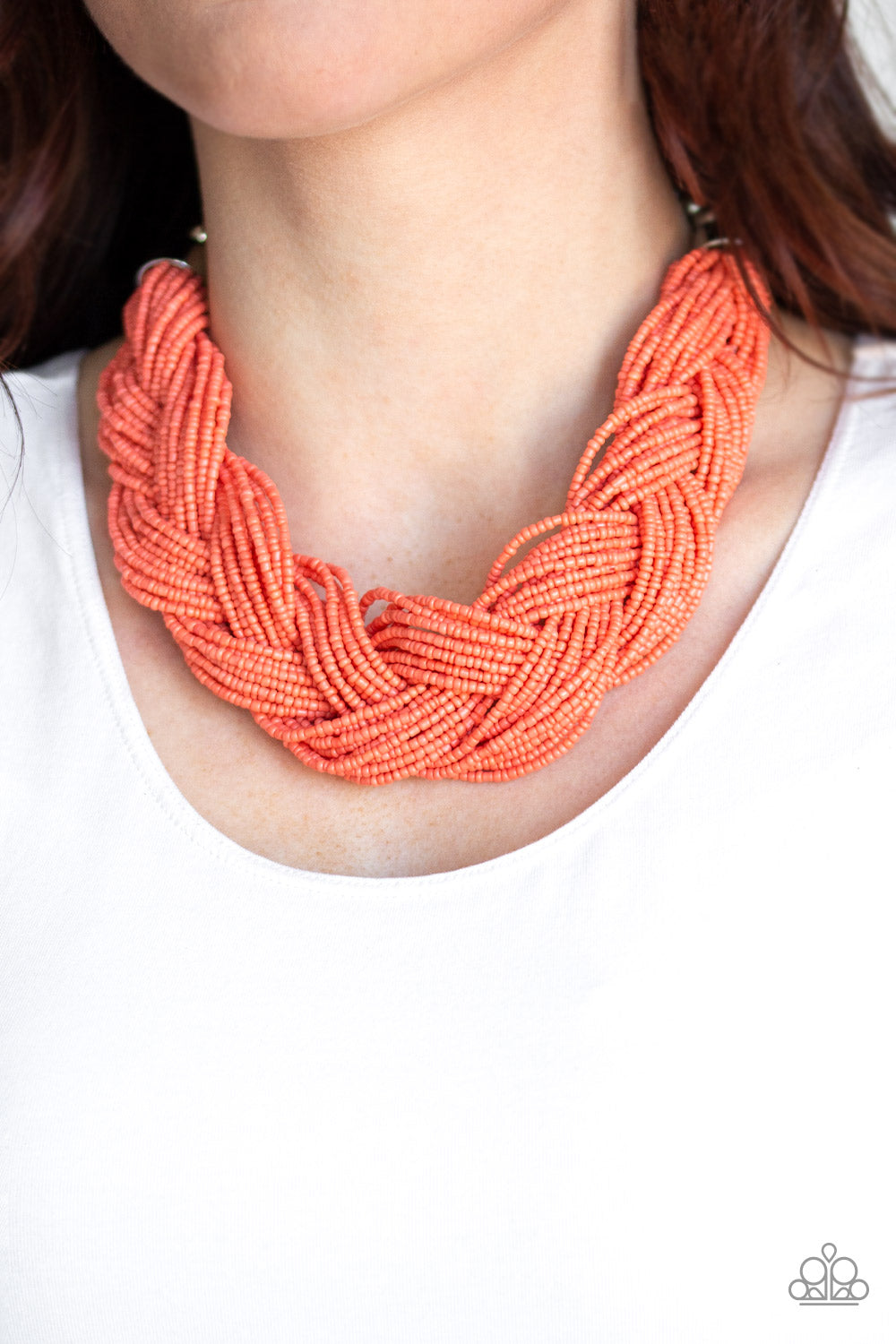 Paparazzi ♥ The Great Outback - Orange ♥  Necklace