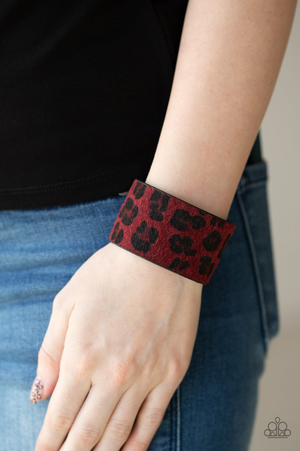 Paparazzi ♥ Cheetah Cabana - Red ♥  Bracelet