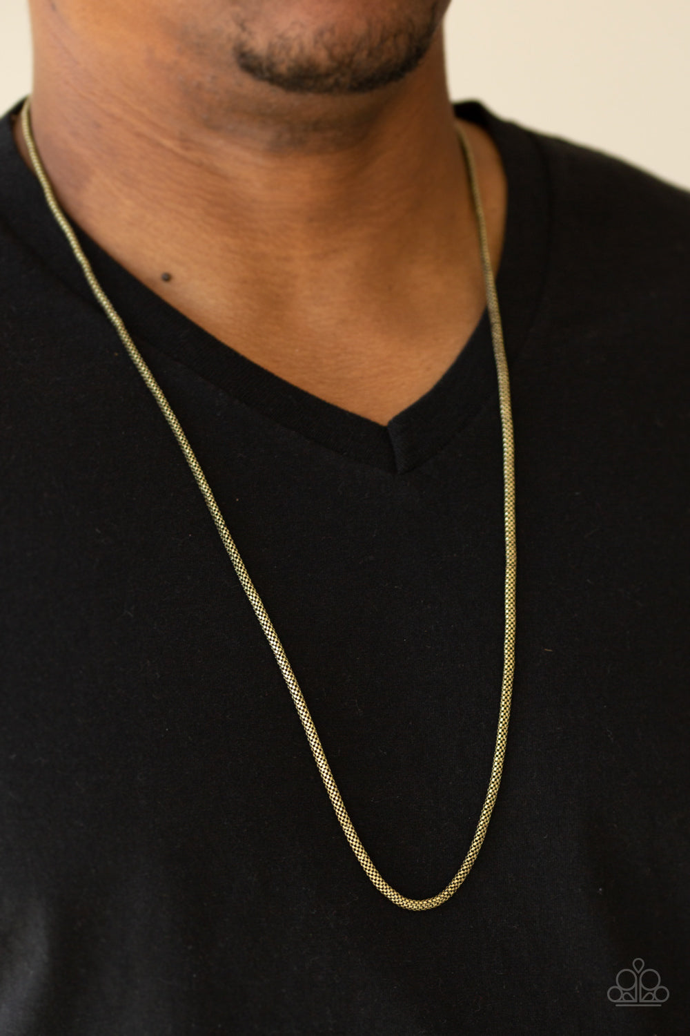 Paparazzi ♥ Underground - Brass ♥  Mens Necklace