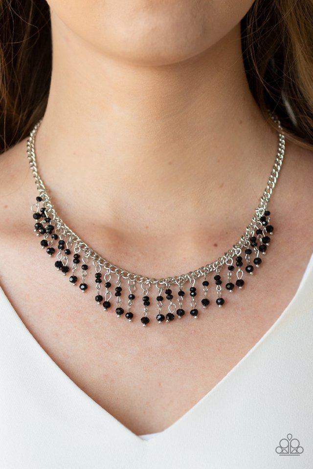 Paparazzi ♥ Sporadic Sparkle - Black ♥ Necklace