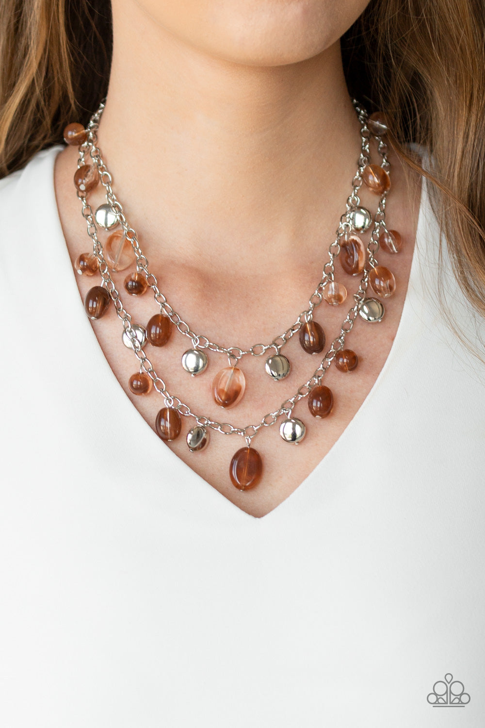 Paparazzi ♥ Rainbow Shine - Brown ♥  Necklace