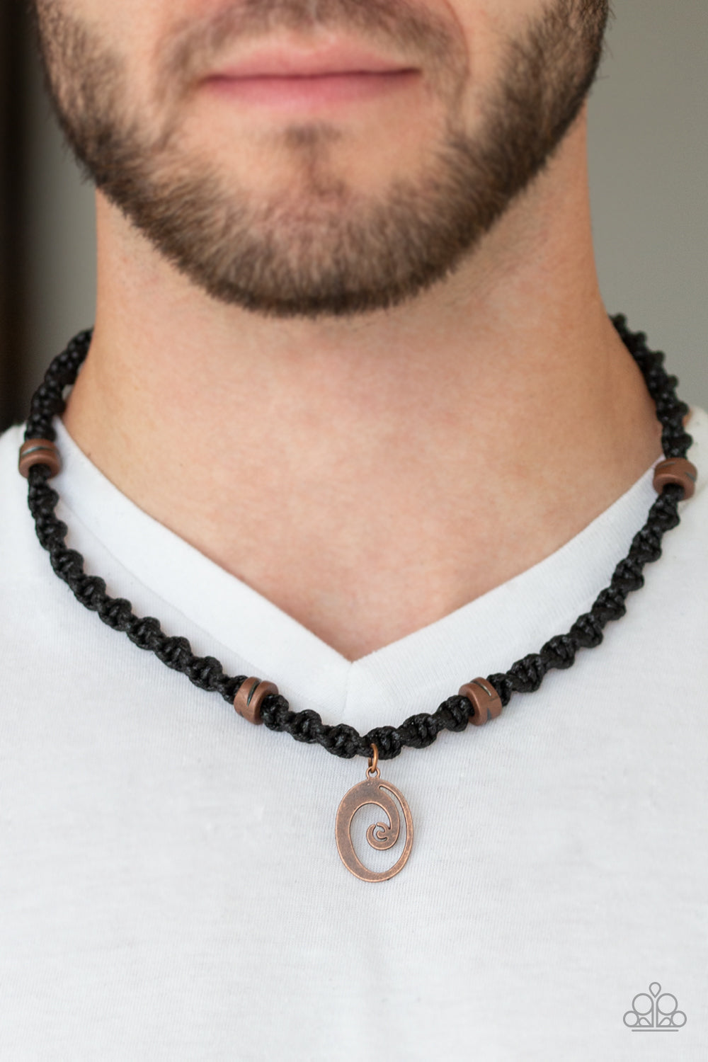 Paparazzi ♥ Surfer Spiral - Copper ♥  Necklace