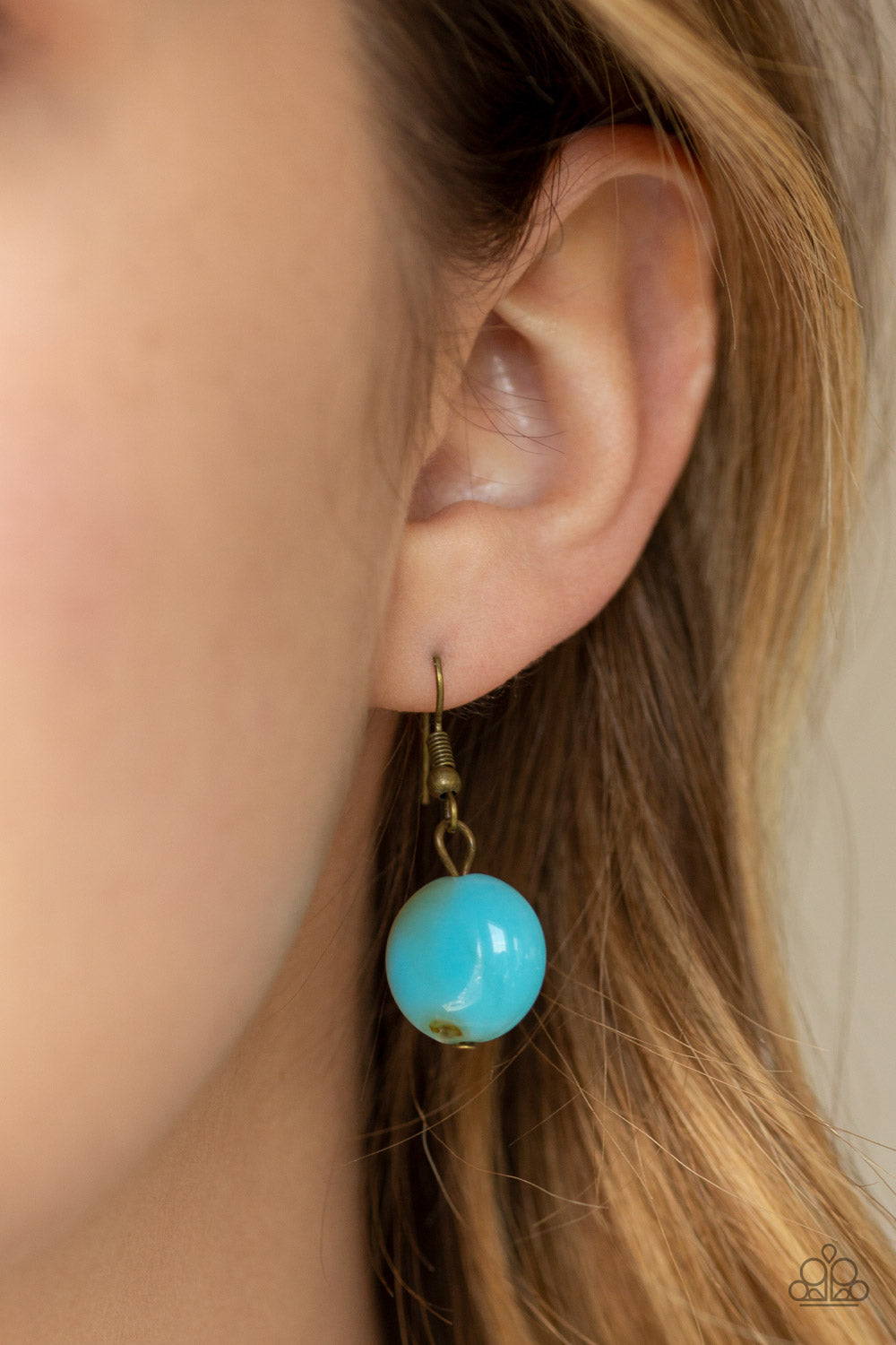 Paparazzi ♥ Full Out Fringe - Blue ♥  Necklace