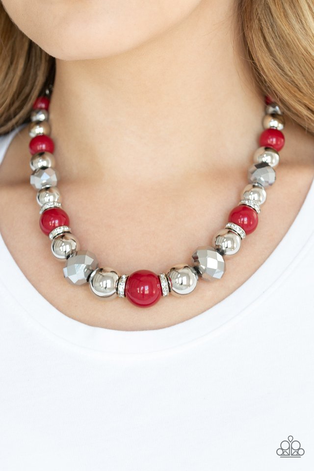 Paparazzi ♥ Weekend Party - Red ♥ Necklace