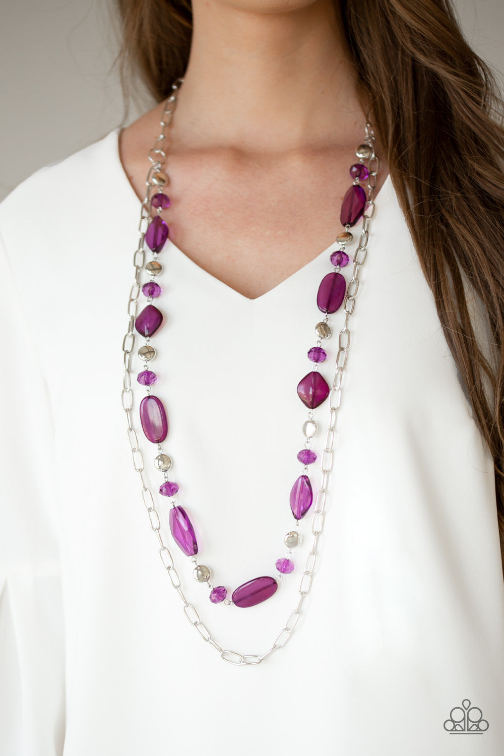 Paparazzi ♥ Colorful Couture - Purple ♥  Necklace