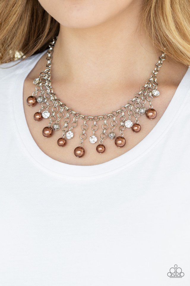 Paparazzi ♥ HEIR-headed - Brown ♥ Necklace
