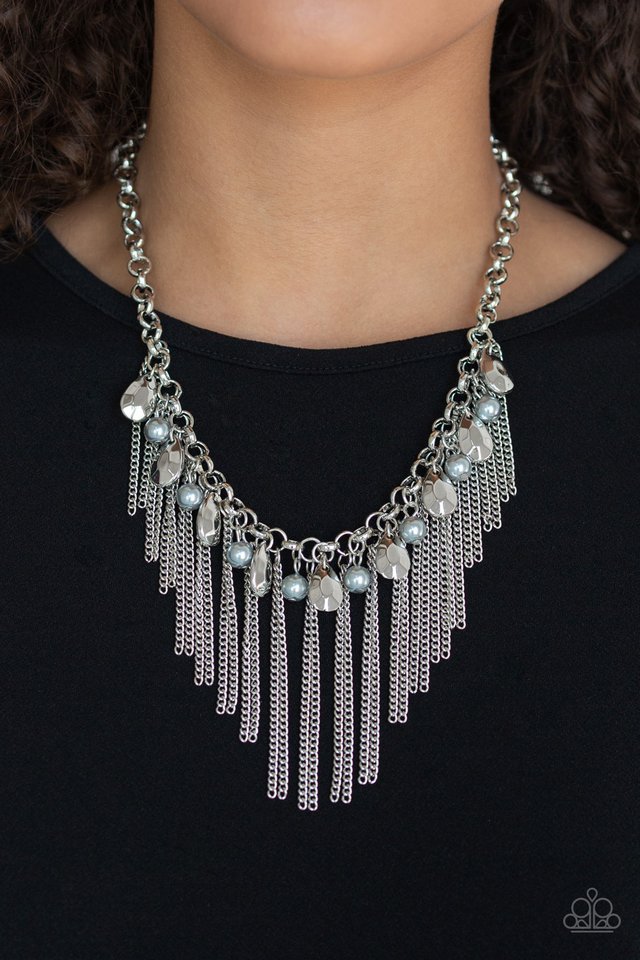 Paparazzi ♥ Industrial Intensity - Silver ♥ Necklace