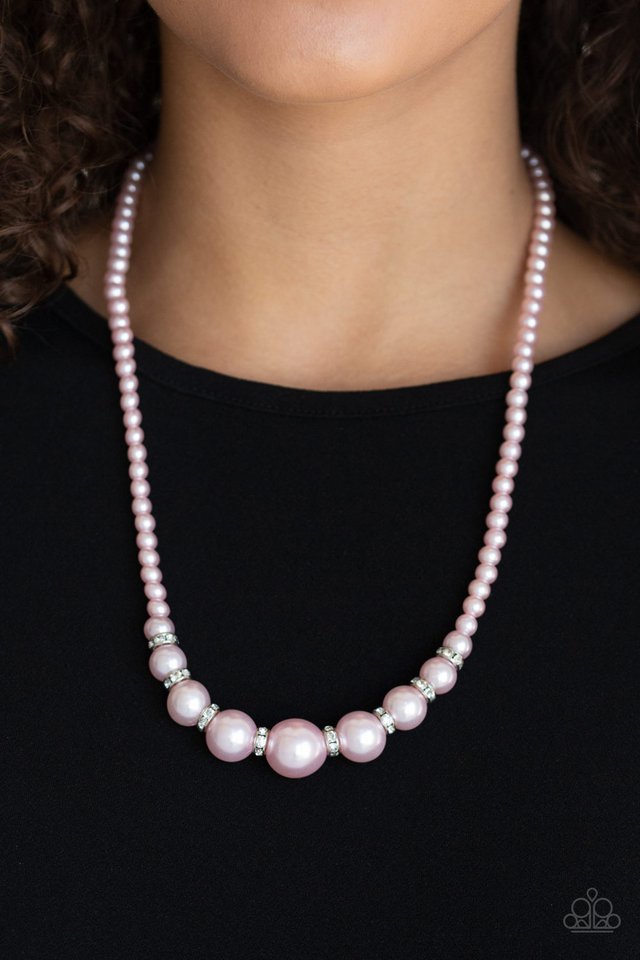Paparazzi ♥ SoHo Sweetheart - Pink ♥ Necklace