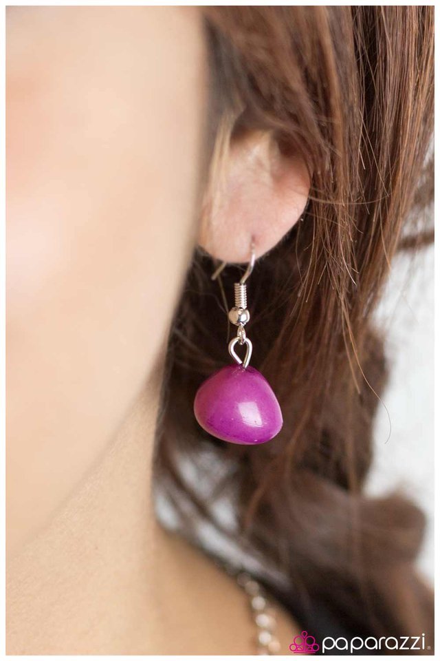 Paparazzi ♥ PIECE of Mind - Purple ♥ Necklace