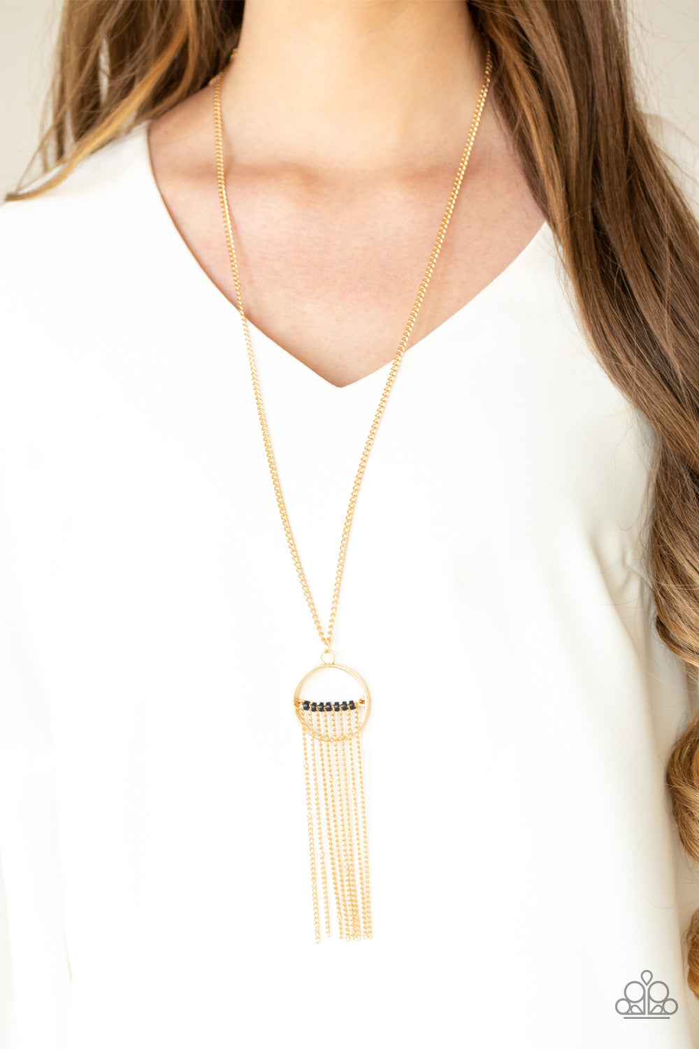 Paparazzi ♥ Terra Tassel - Gold ♥  Necklace