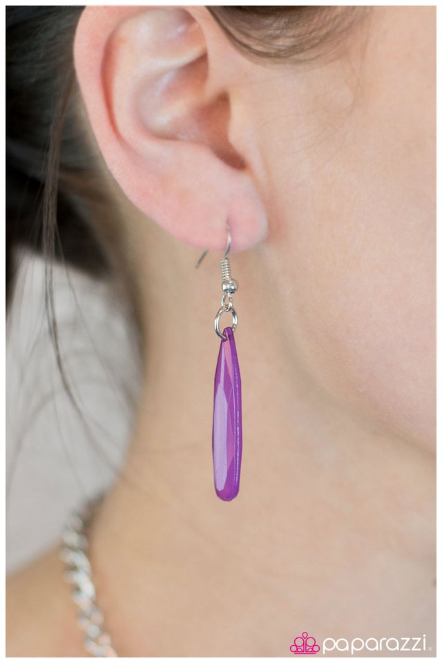 Paparazzi ♥ Out Of the Shadows - Purple ♥ Necklace