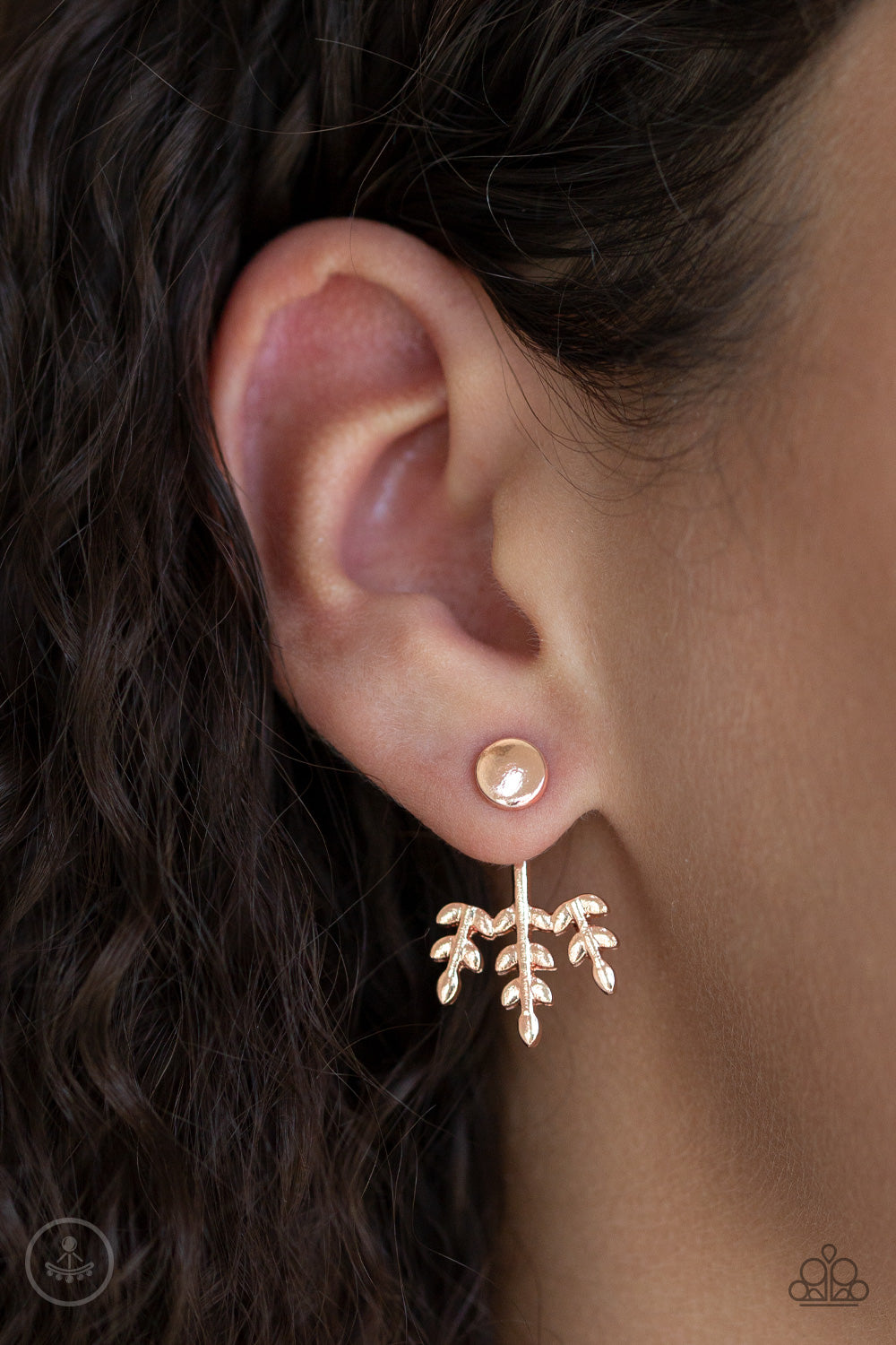Paparazzi ♥ Autumn Shimmer - Rose Gold ♥  Post Earrings
