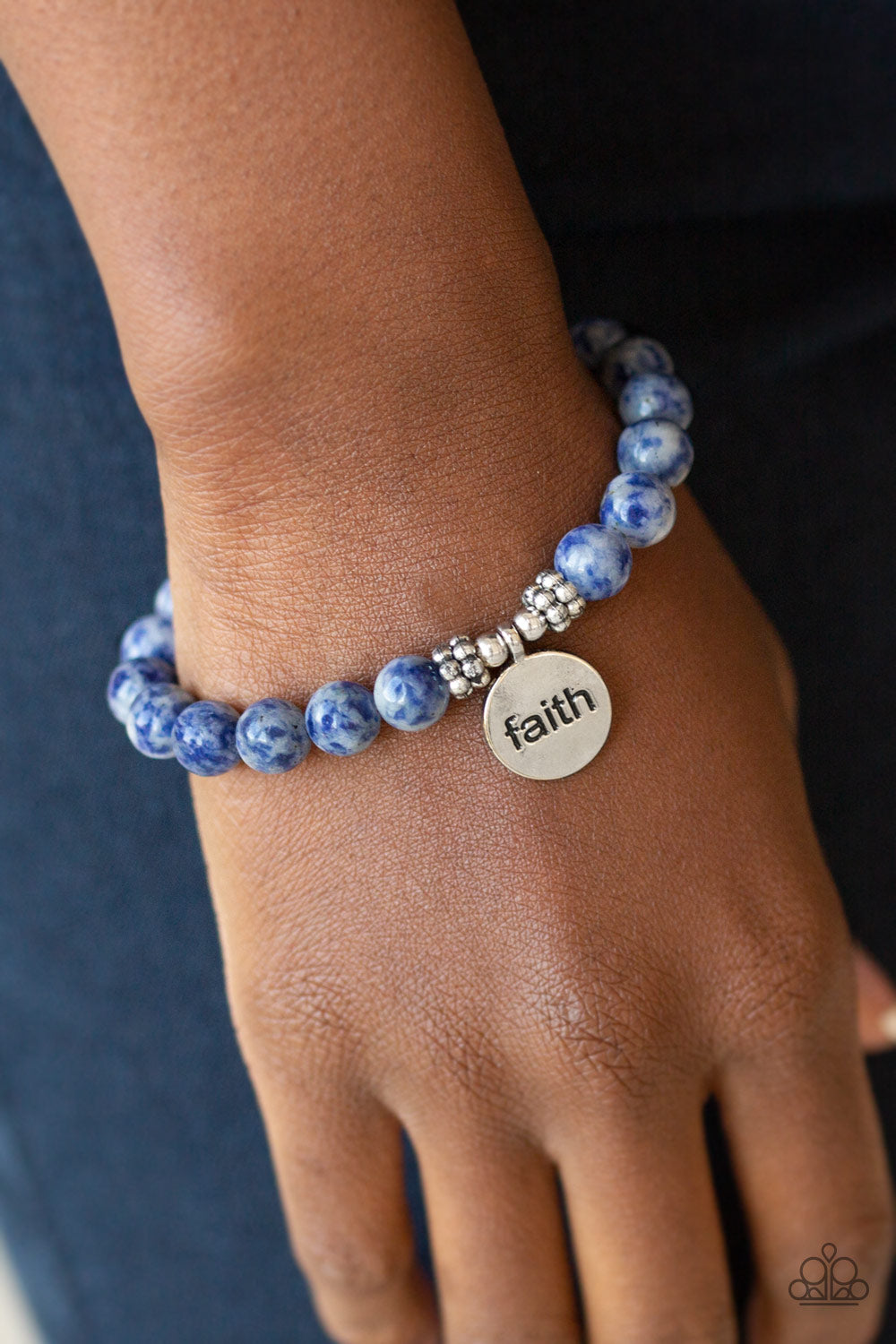 Paparazzi ♥ FAITH It, Till You Make It - Blue ♥  Bracelet