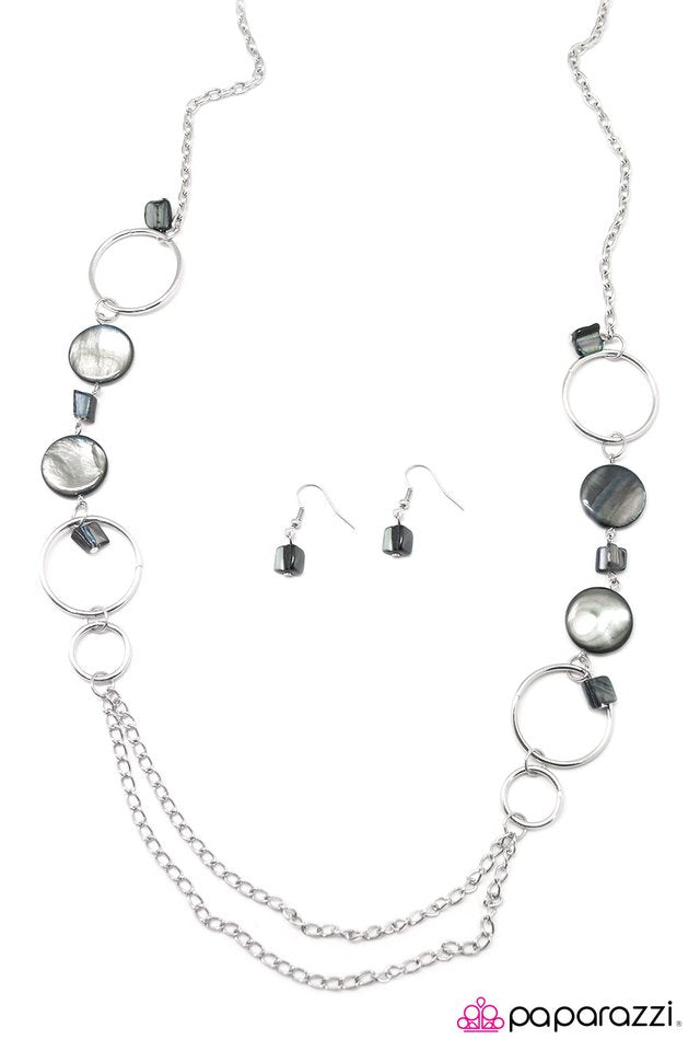 Paparazzi ♥ Chalk It Up - Silver ♥ Necklace
