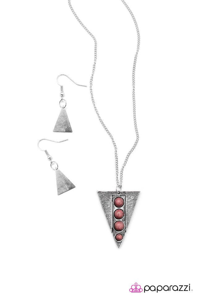 Paparazzi ♥ Into the Wild - Red ♥ Necklace