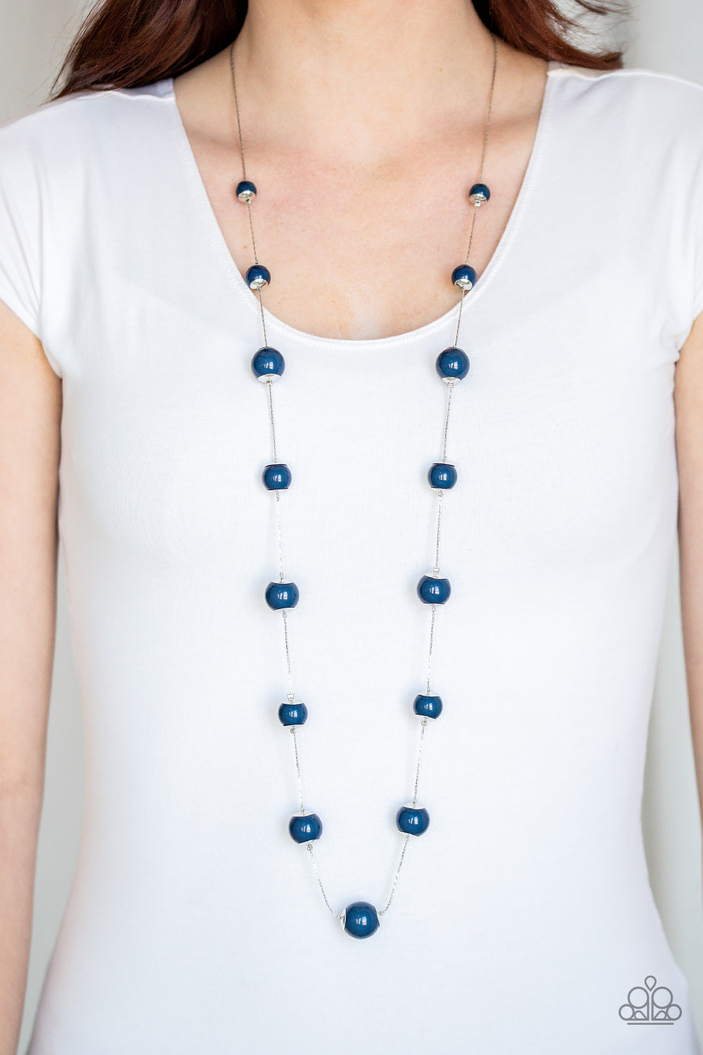 Paparazzi ♥ 5th Avenue Frenzy - Blue ♥  Necklace