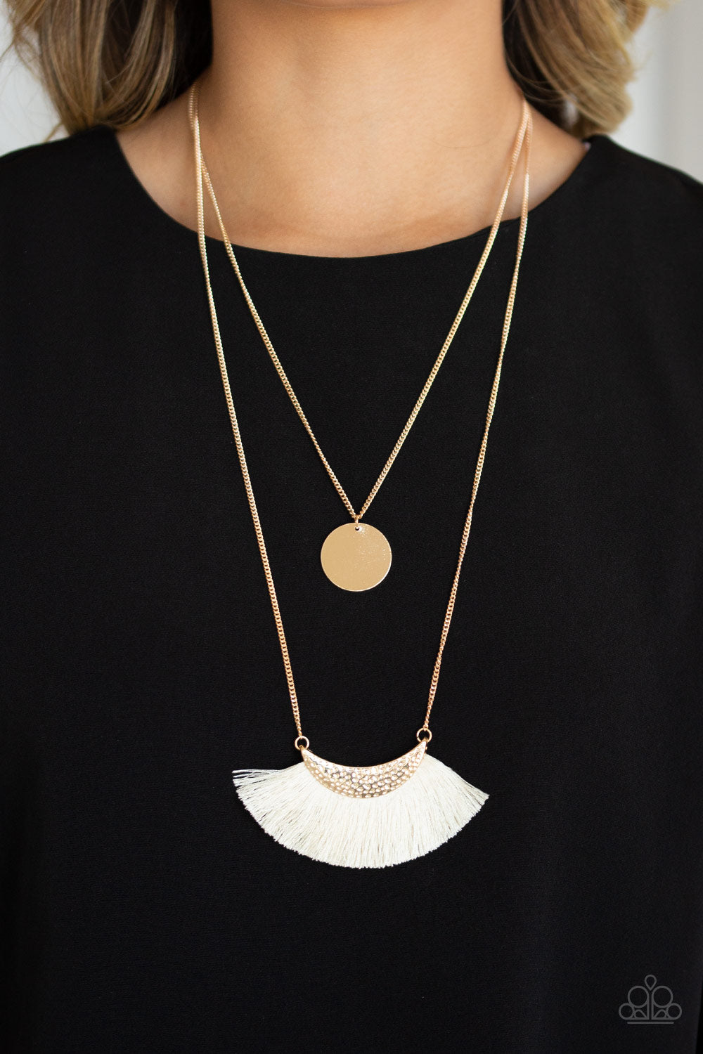 Paparazzi ♥ Tassel Temptation - Gold ♥  Necklace