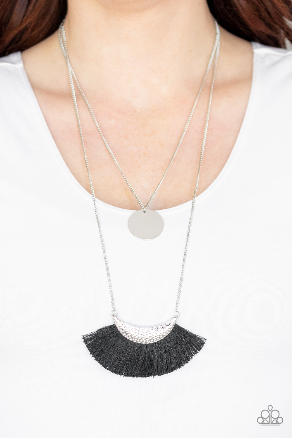 Paparazzi ♥ Tassel Temptation - Black ♥  Necklace