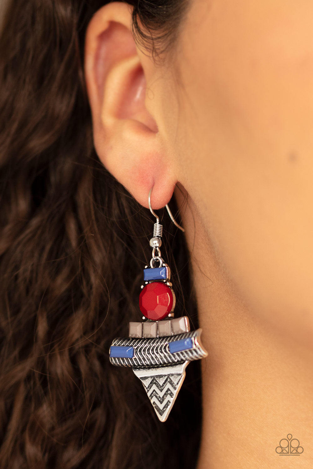 Paparazzi ♥ Tribal Terrain - Multi ♥  Earrings