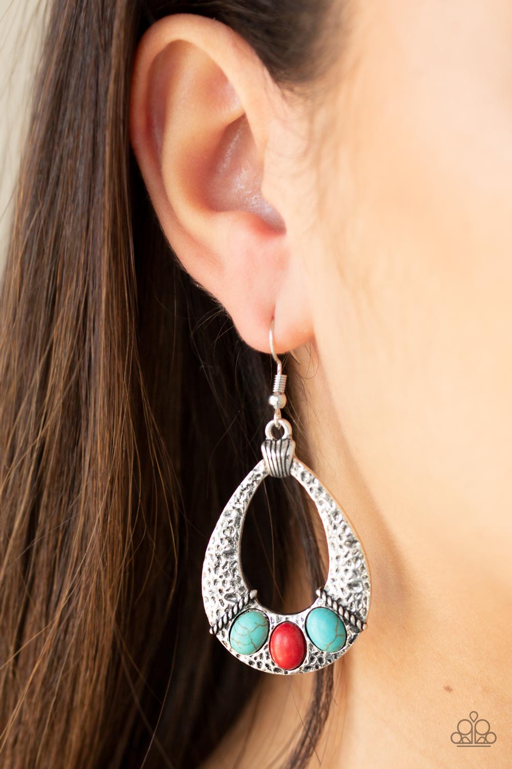 Paparazzi ♥ Terra Terrific - Multi ♥  Earrings