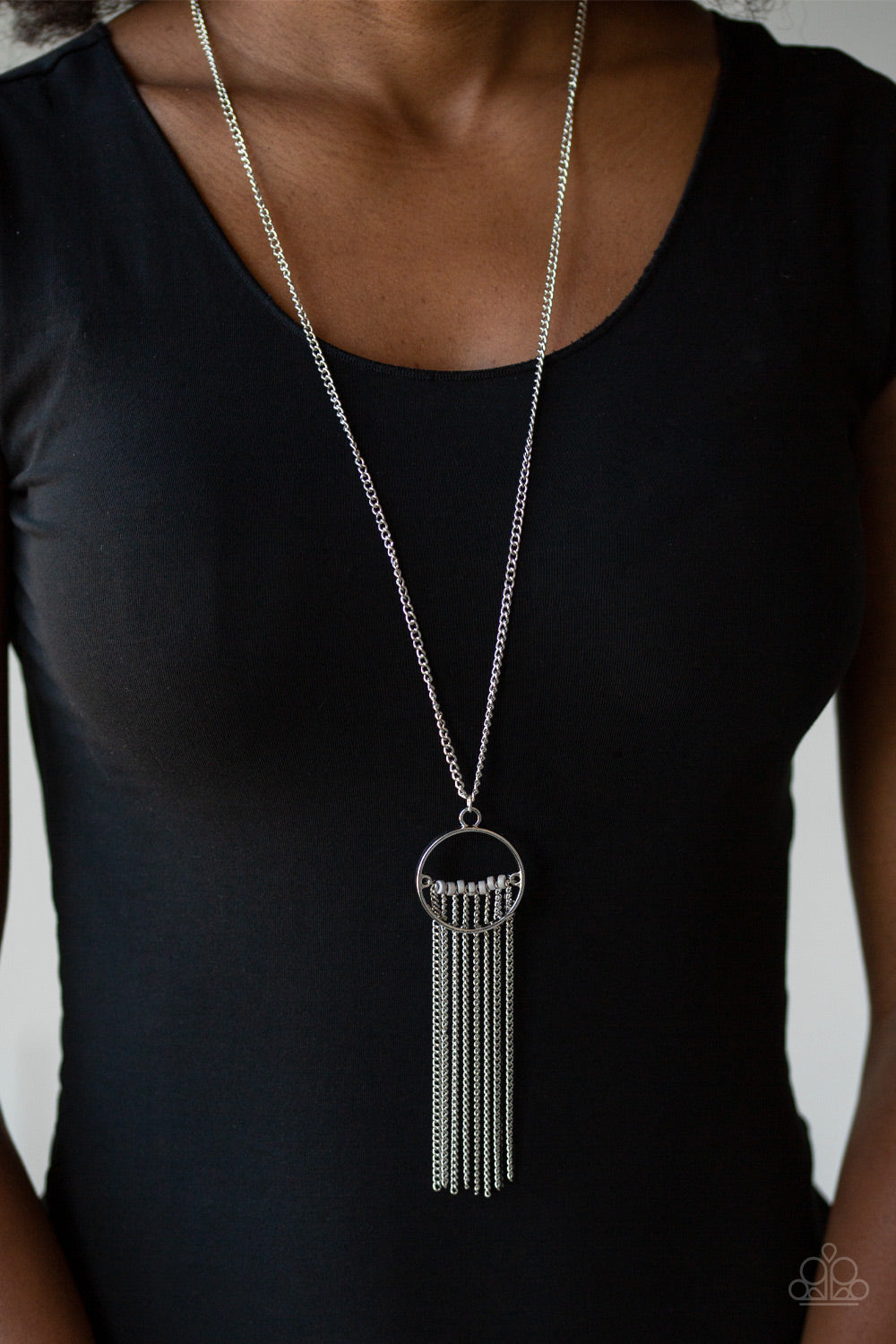 Paparazzi ♥ Terra Tassel - Silver ♥  Necklace