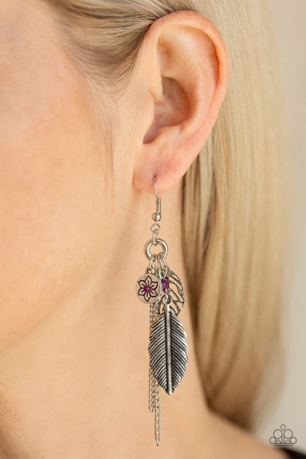 Paparazzi ♥ Western Whimsicality - Purple ♥  Earrings