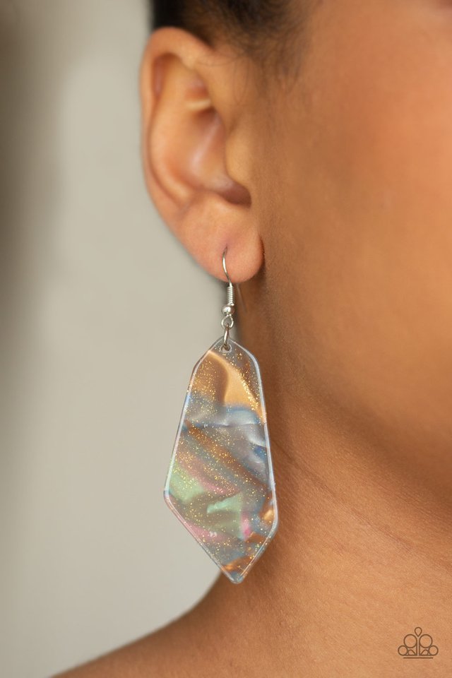 Paparazzi ♥ Walking On WATERCOLORS 2 - Multi ♥ Earrings