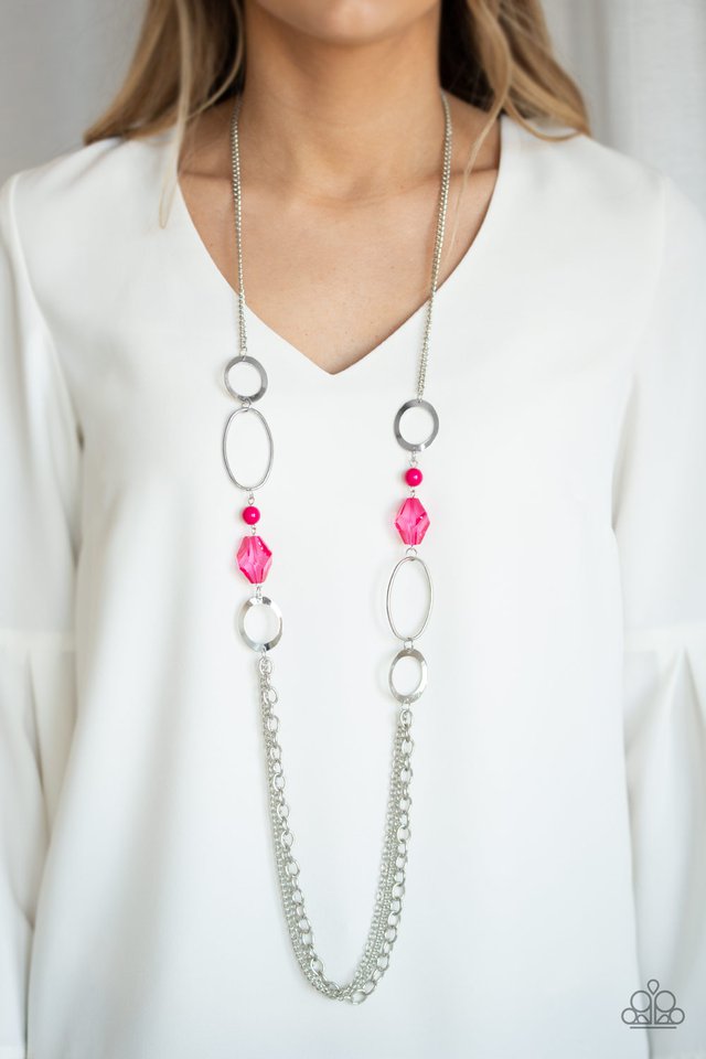 Paparazzi ♥ Jewel Jubilee - Pink ♥ Necklace