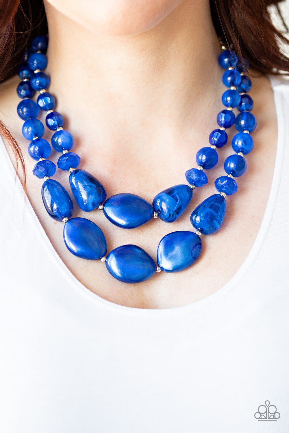 Paparazzi ♥ Beach Glam - Blue ♥  Necklace