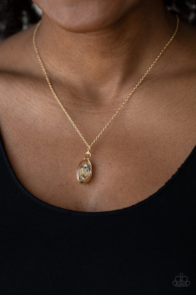 Paparazzi ♥ Timeless Tranquility - Gold ♥ Necklace